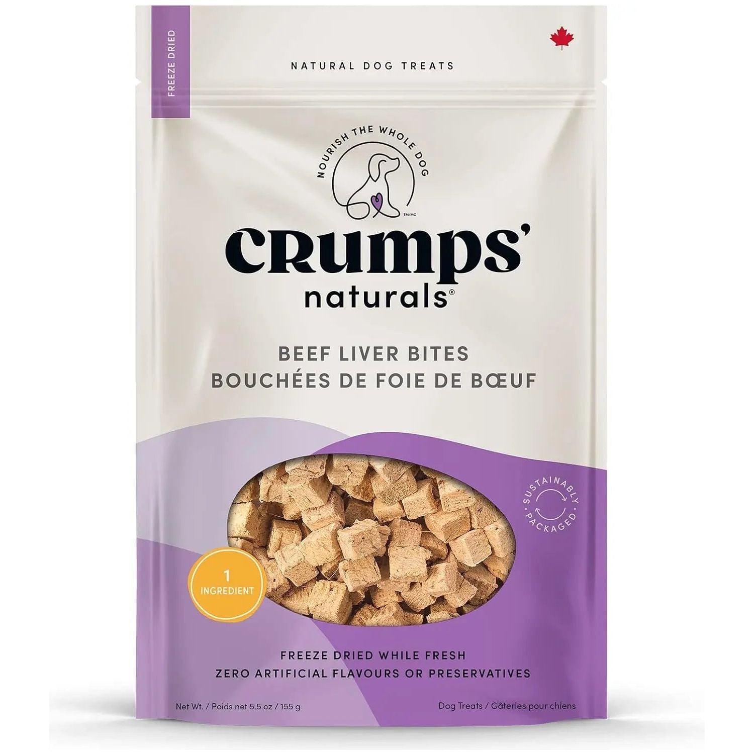 Crumps' Naturals Beef Liver Bites Dog Treats Crumps' Naturals