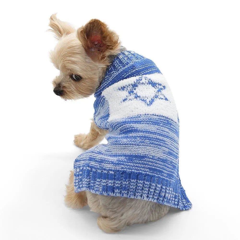 Dogo Pet Fashions Hanukkah Dog Sweater Dogo Pet Fashions