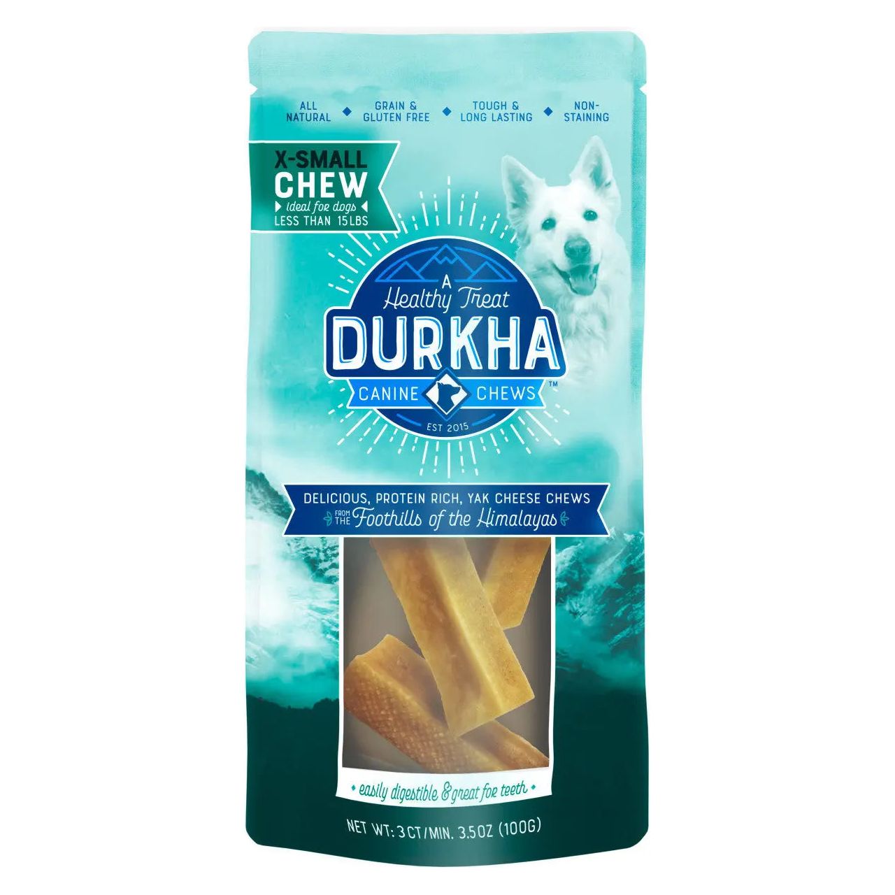 Durkha Himalayan Yak Cheese Chew Dog Treat Durkha