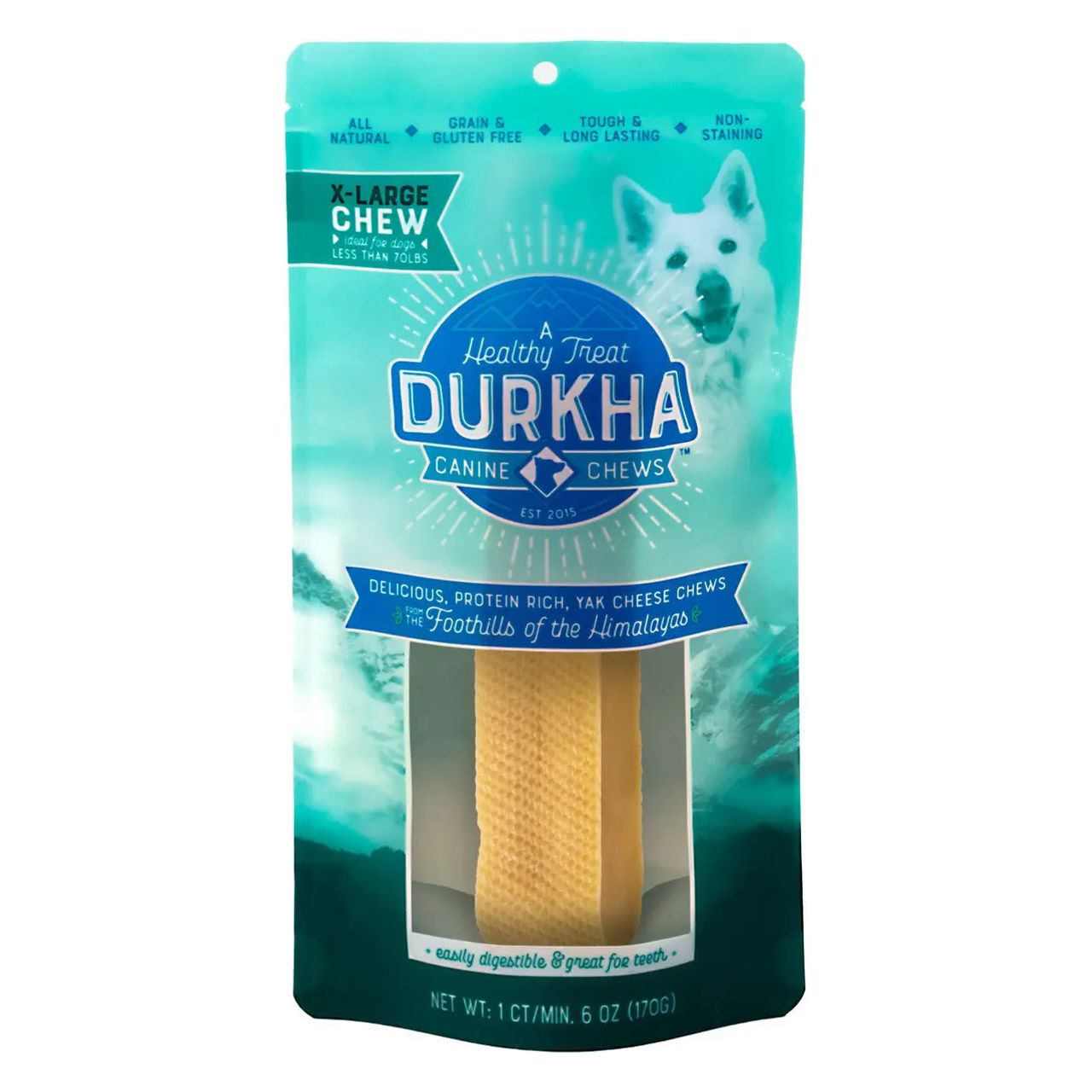 Durkha Himalayan Yak Cheese Chew Dog Treat Durkha