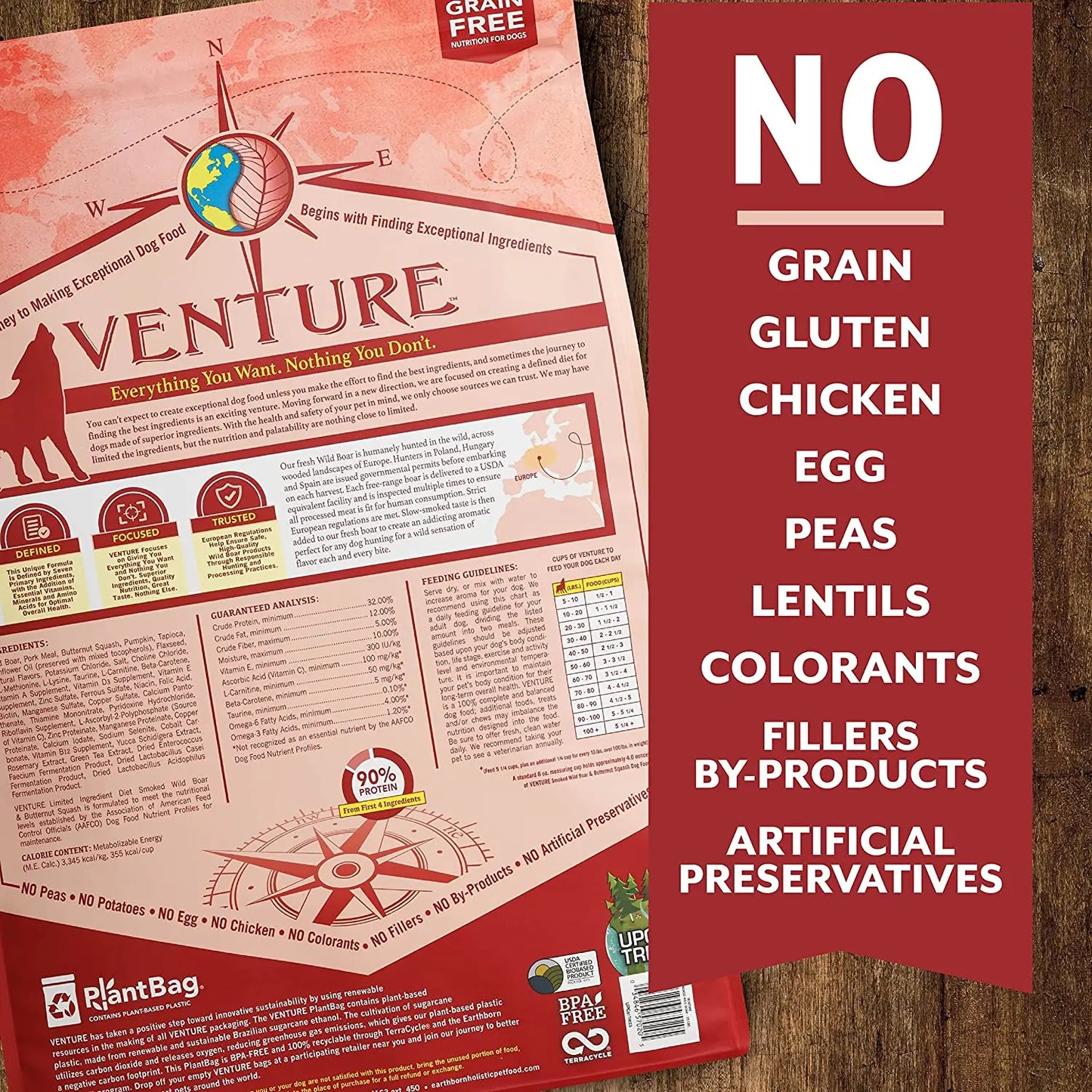 Earthborn Holistic® Venture Pork Meal & Butternut Squash Grain Free Formula Earthborn Holistic®