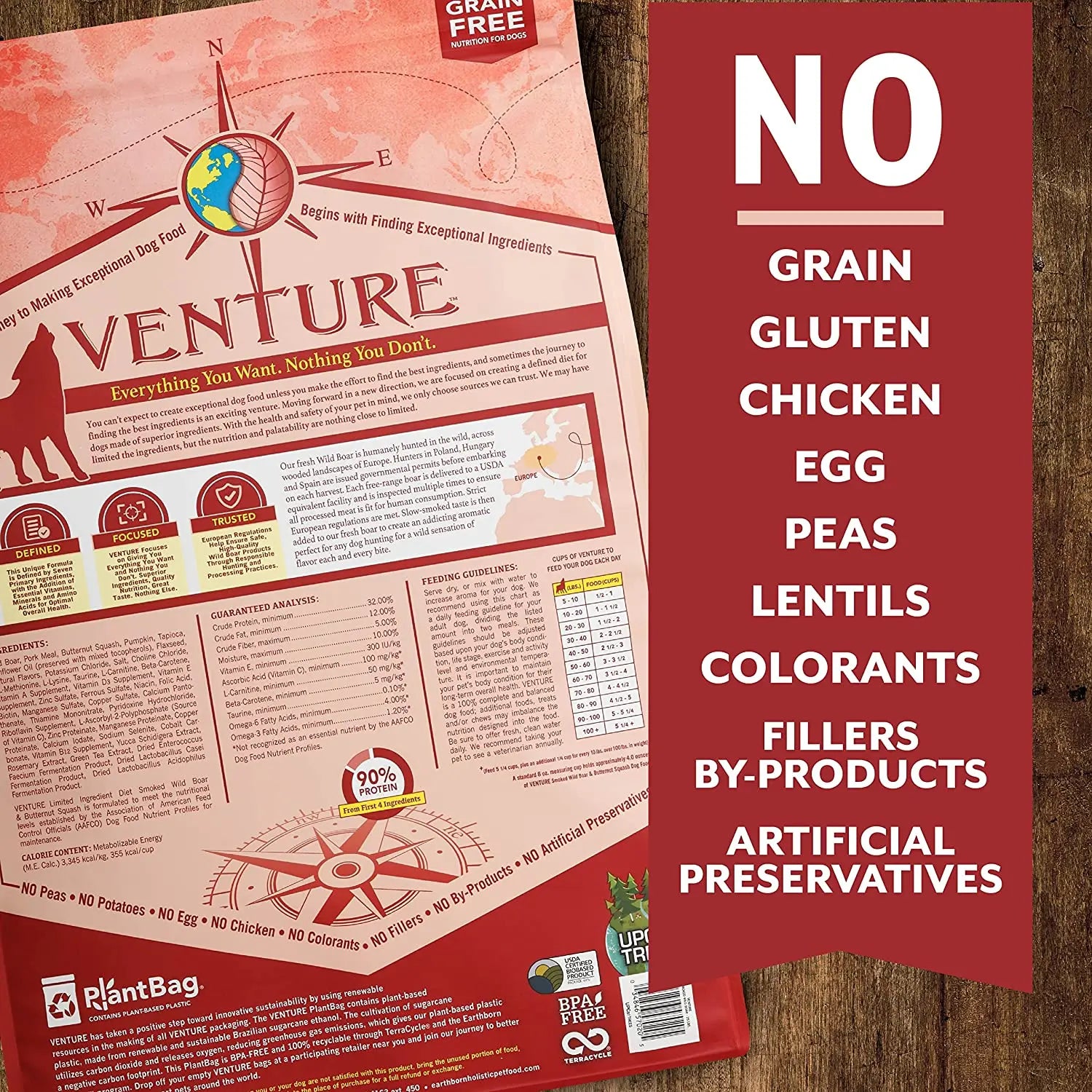 Earthborn Holistic® Venture Pork Meal & Butternut Squash Grain Free Formula Earthborn Holistic®