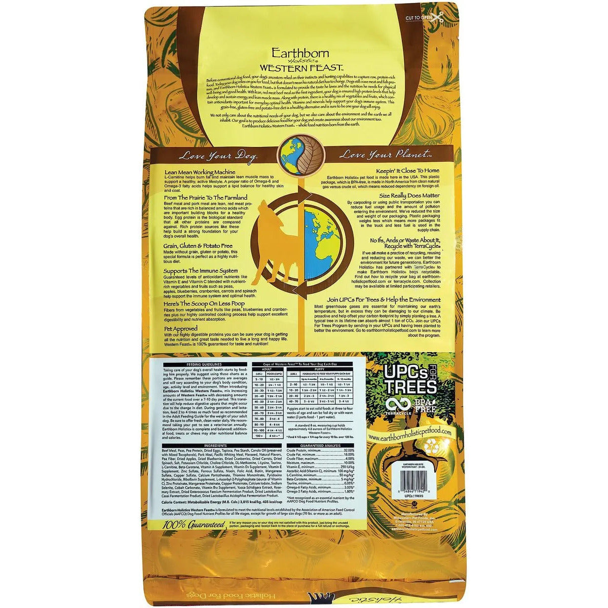 Earthborn Holistic® Western Feast with Beef Meal 28 Lbs Earthborn Holistic®