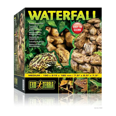 Exo Terra Pebble Waterfall with Pump for Reptile Habitat Exo Terra