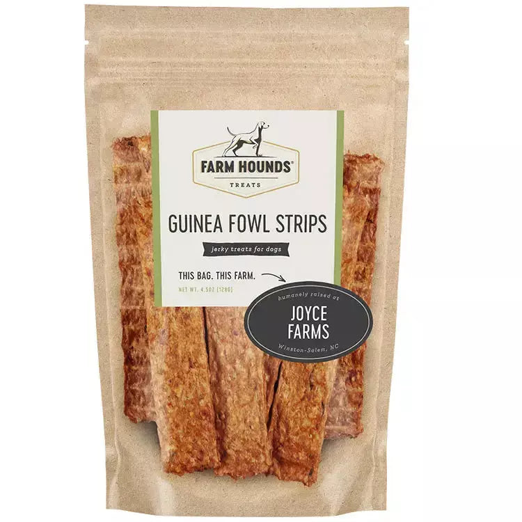 Farm Hounds Guinea Fowl Strips Dog Treats Farm Hounds