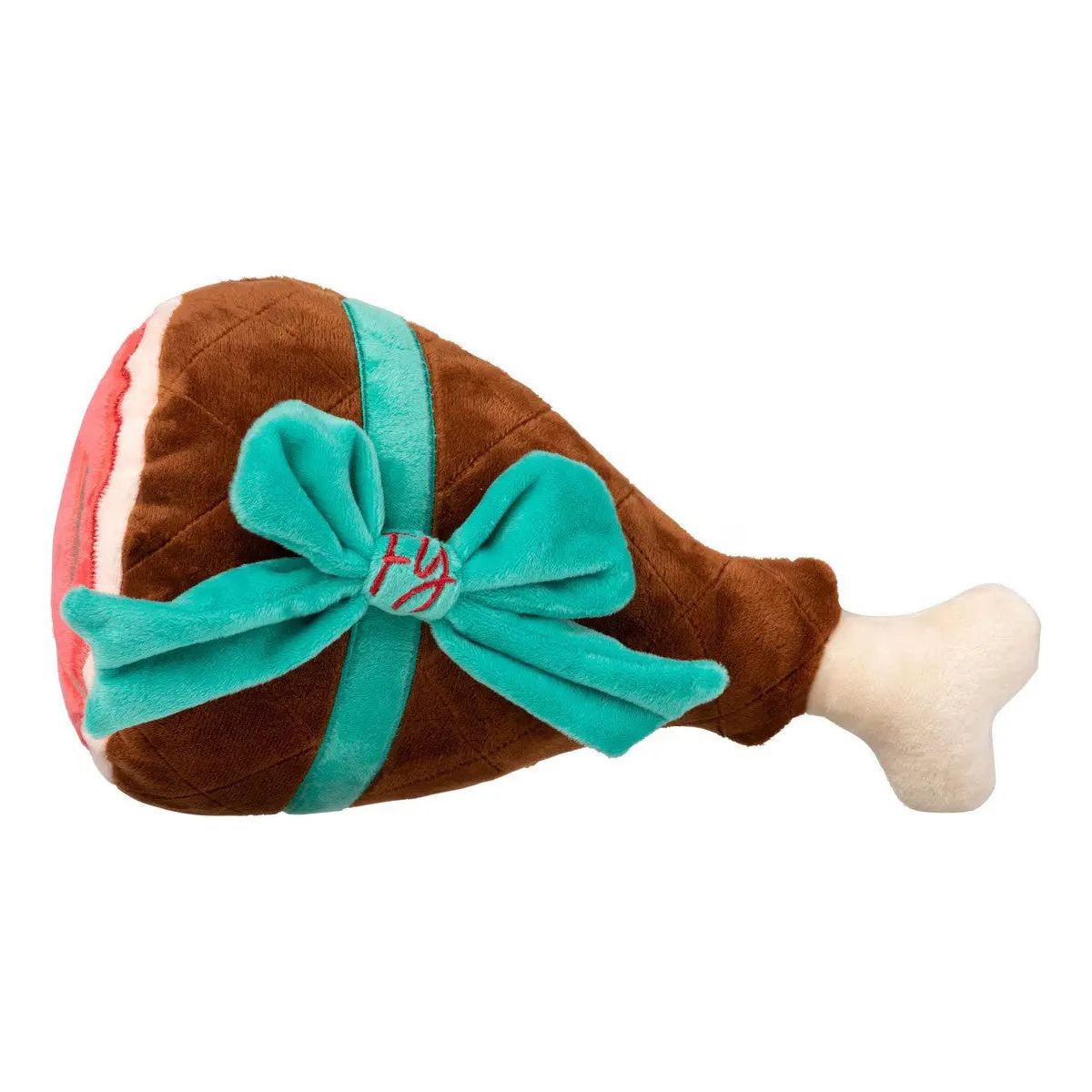 FuzzYard Humongous Holiday Ham Plush Dog Toy FuzzYard