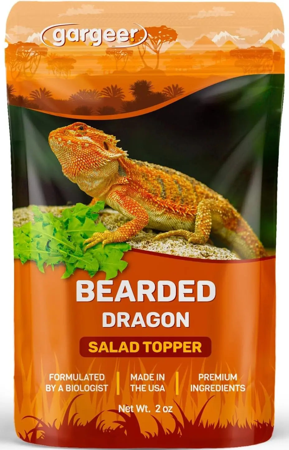 Gargeer Bearded Dragon Flower Salad Mix Food Topper 2oz Gargeer