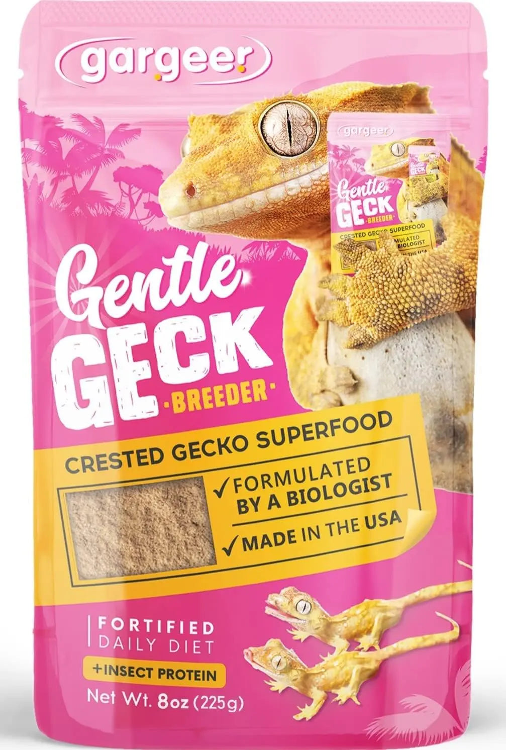 Gargeer Complete Breeder Crested Gecko Food Gargeer