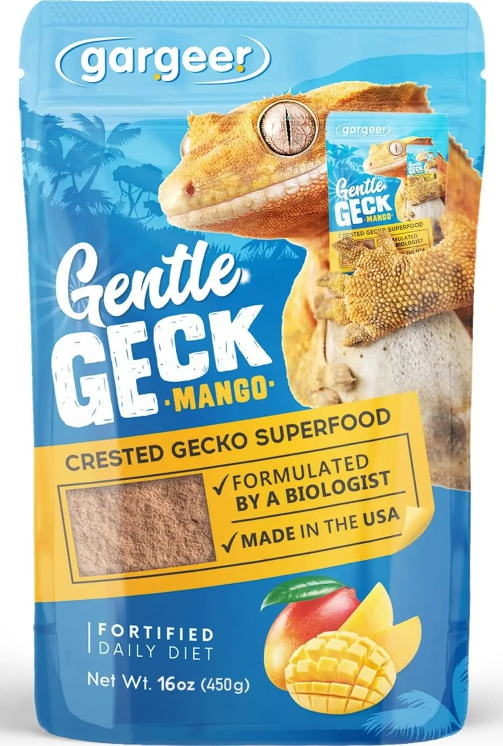 Gargeer Complete Mango Crested Gecko Food Gargeer