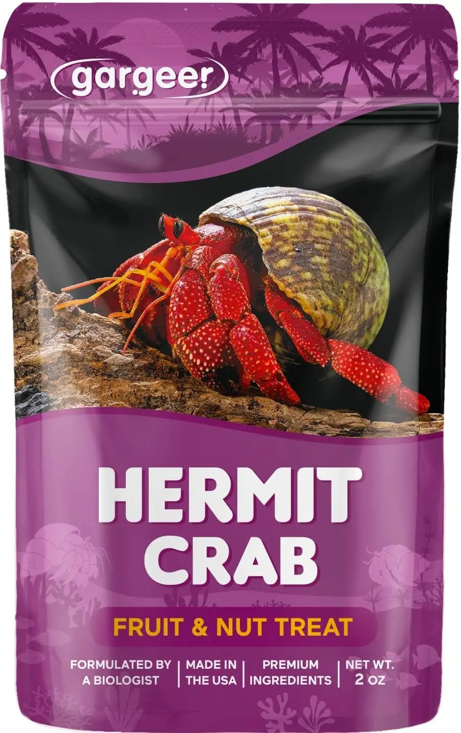 Gargeer Fruit & Nuts Hermit Crab Treats 2oz Gargeer