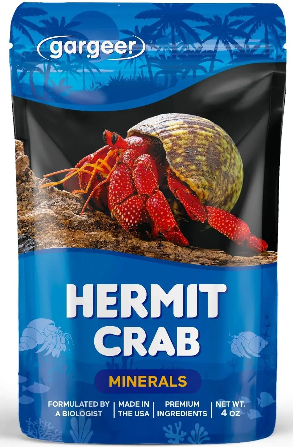 Gargeer Hermit Crab Mineral Supplement 4oz Gargeer