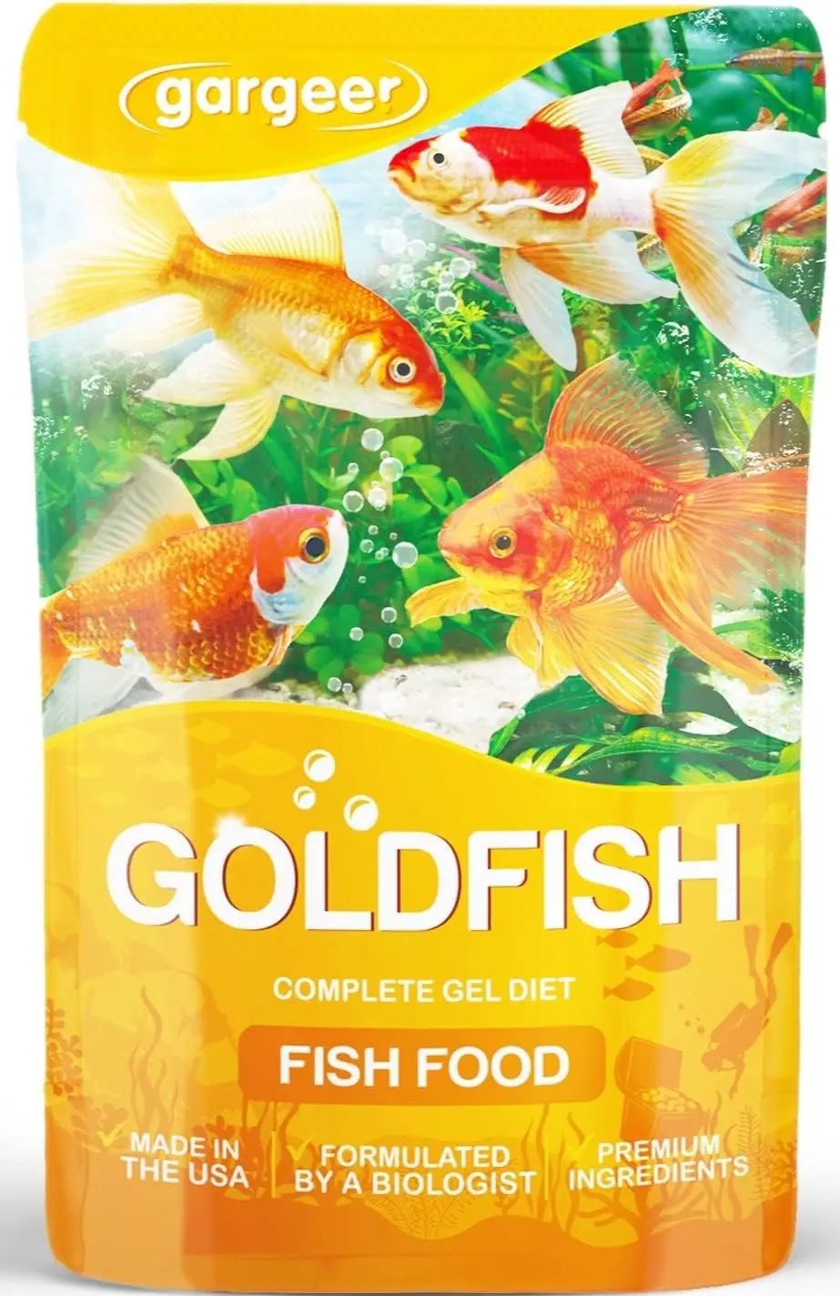 Gargeer Premium Goldfish Food for Advanced Breeders 3oz Gargeer