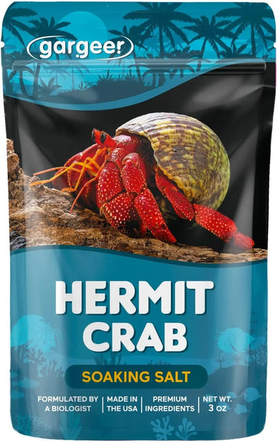 Gargeer Soaking Salt Hermit Crab Supplement 3 oz Gargeer