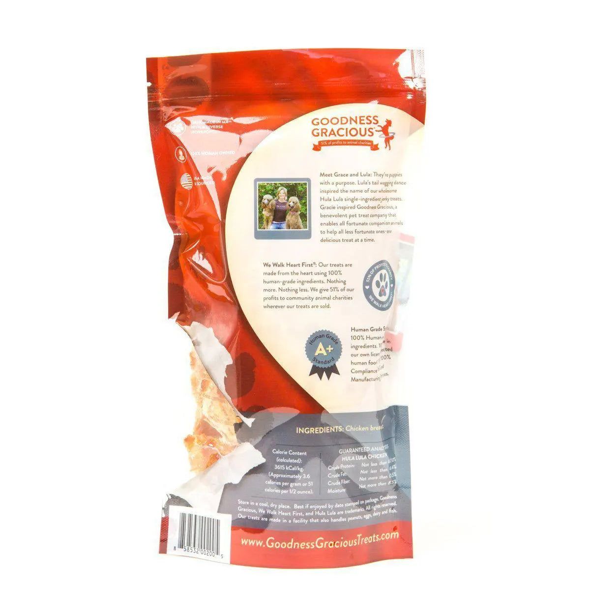 Goodness Gracious Hula Lula Chicken Jerky For Dogs 5oz Goodness Gracious