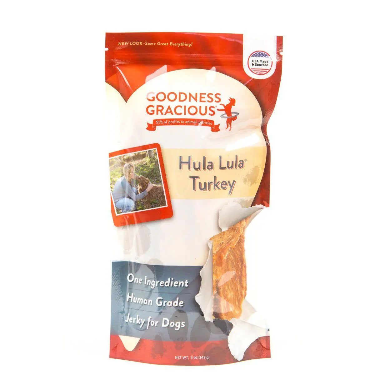 Goodness Gracious Hula Lula Turkey Jerky For Dogs 5oz Goodness Gracious