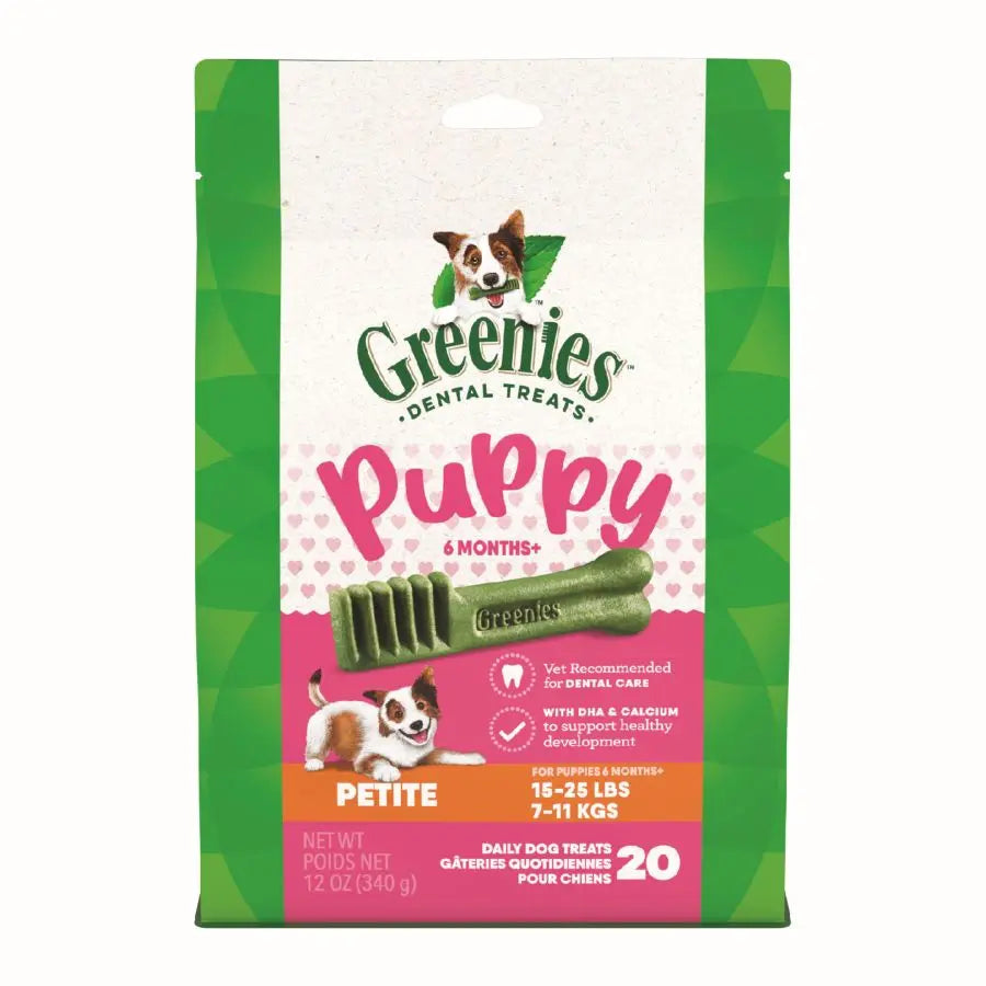 Greenies Puppy 6+ Months Dog Dental Treats Greenies