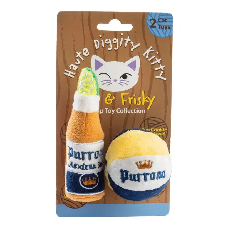 Haute Diggity Dog Purrona Bottle & Ball Organic Catnip Toys Haute Diggity Dog