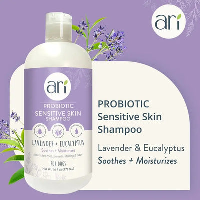 Health Extension Ari Probiotic Sensitive Skin Dog Shampoo 16 oz Health Extension