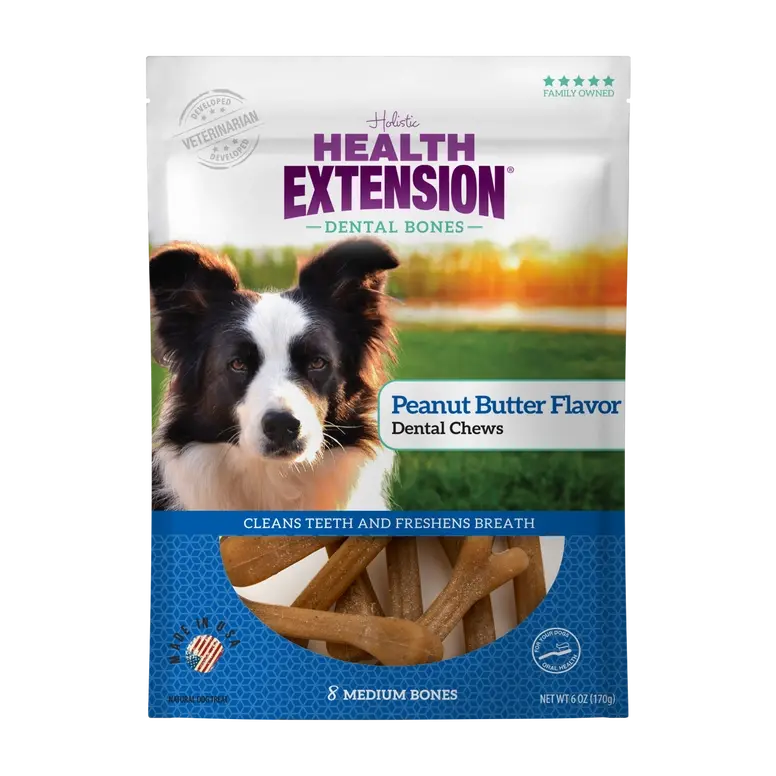 Health Extension Peanut Butter Flavor Dental Bones Health Extension