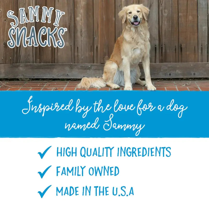 Health Extension Sammy Snacks Blueberries Flavored Natural Dog Treats 8 oz Health Extension