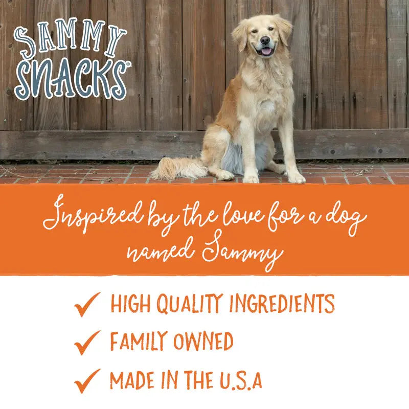 Health Extension Sammy Snacks Pumpkin Flavored Natural Dog Treats 8 oz Health Extension