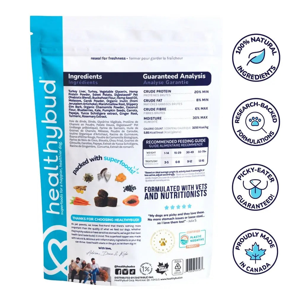 Healthybud Turkey Liver Dehydrated Dog Treats Healthybud