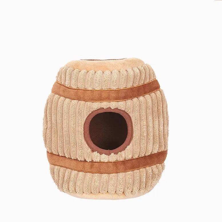 Hugsmart Pet Food Party Wine Barrel Interactive Dog Toy Hugsmart Pet