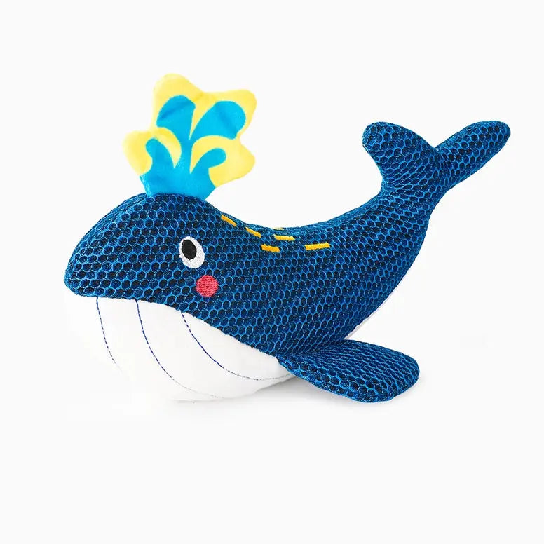 Hugsmart Pet Ocean Pals Whale Dog Plush Toy Hugsmart Pet