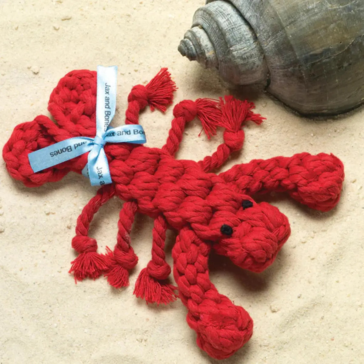 Jax & Bones Louie the Lobster Rope Dog Toy Jax & Bones