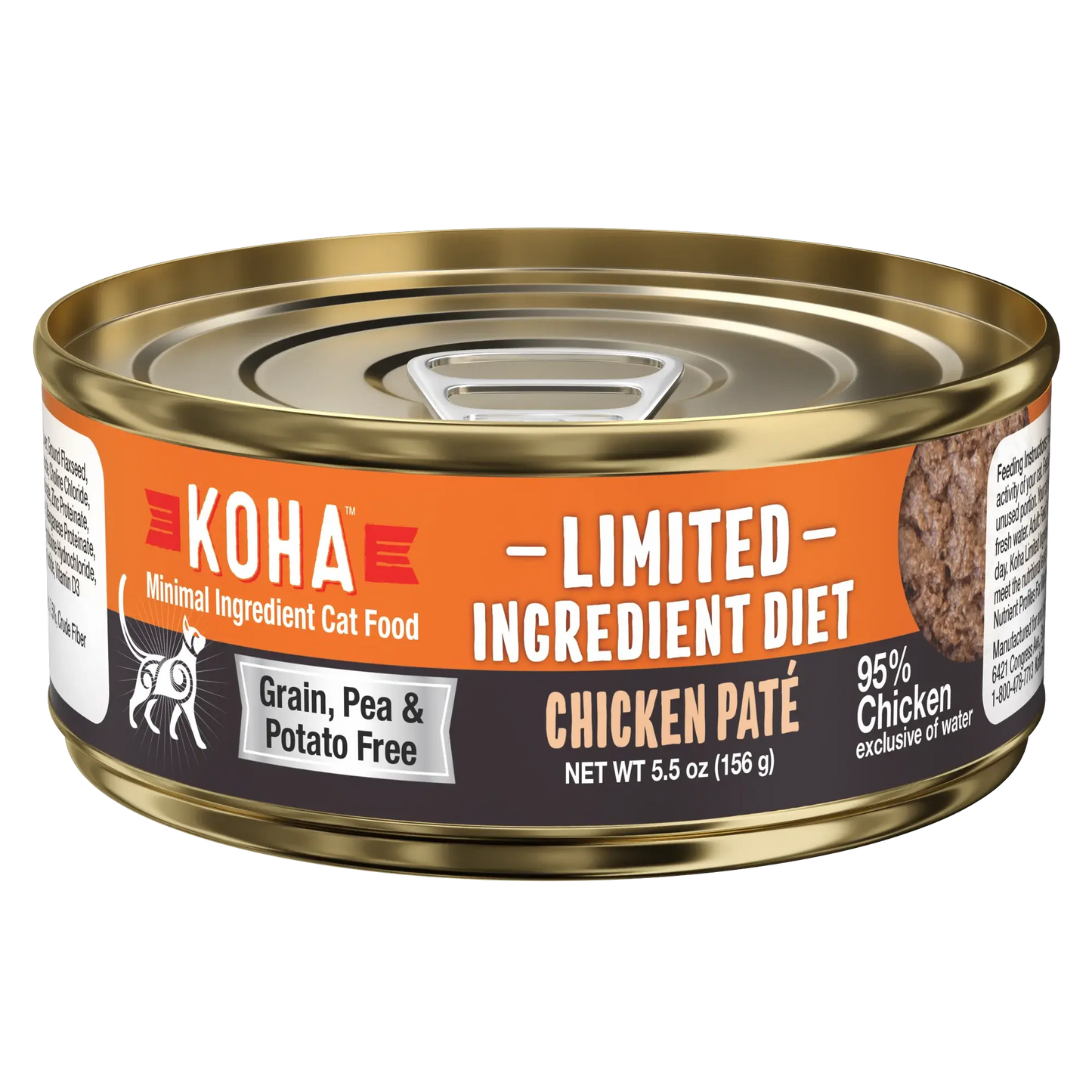 KOHA Limited Ingredient Diet Chicken Pâté Wet Cat Food KOHA