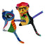 KONG Artz Kahlo Picasso Cat Toy 2pk Kong