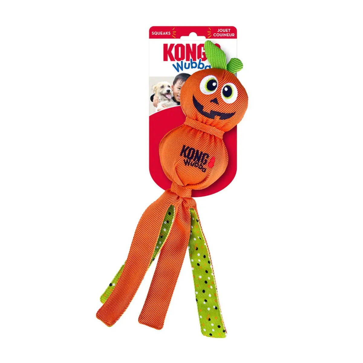 KONG Halloween Wubba™ Ballistic Pumpkin Kong