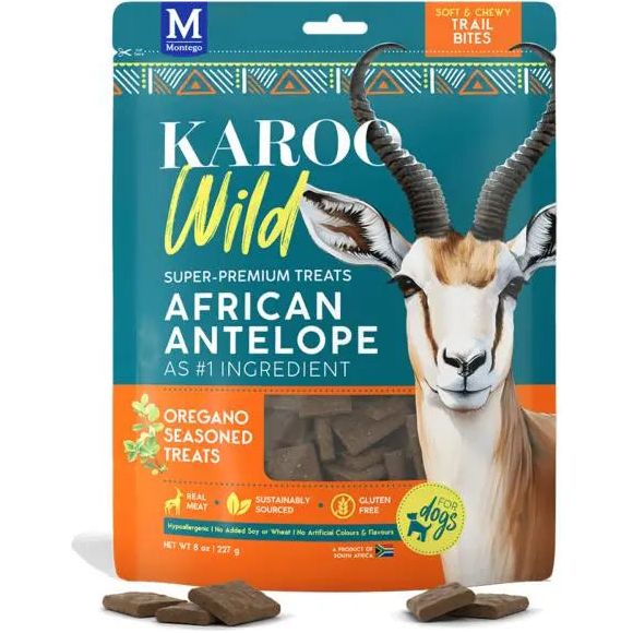 Karoo Wild African Antelope Trail Bites Premium Dog Treats Karoo Wild