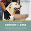 Katziela® Gentle Pet Grooming Gloves Dog, Cat, Horse & Small Pets Shedding Katziela