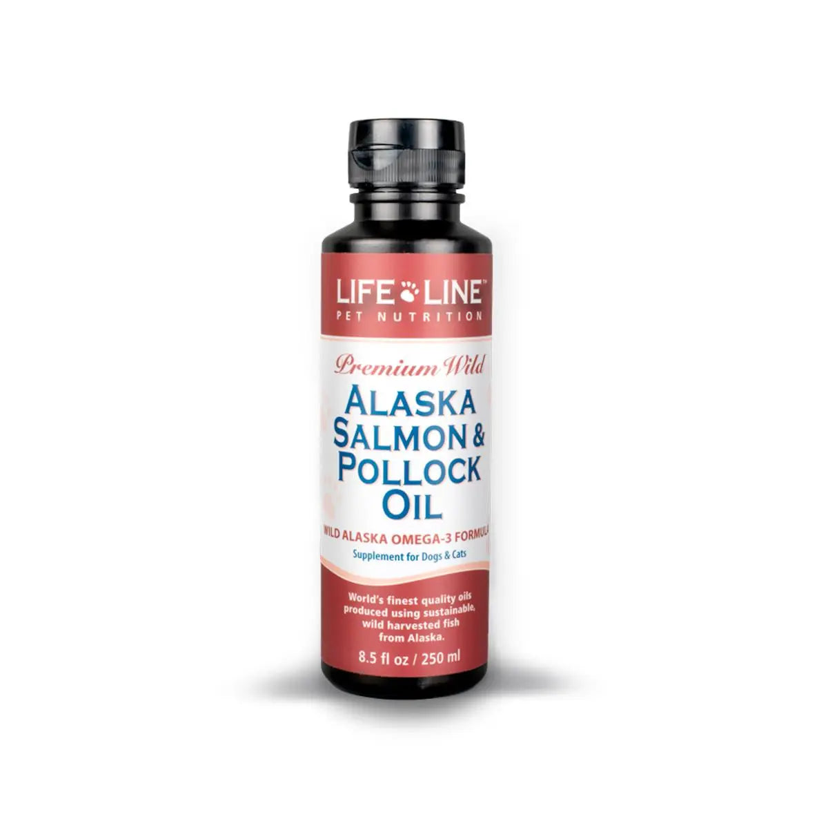 Life Line Pet Wild Alaska Omega-3 Wild Salmon & Wild Pollock Oil Blend for Pets Life Line Pet