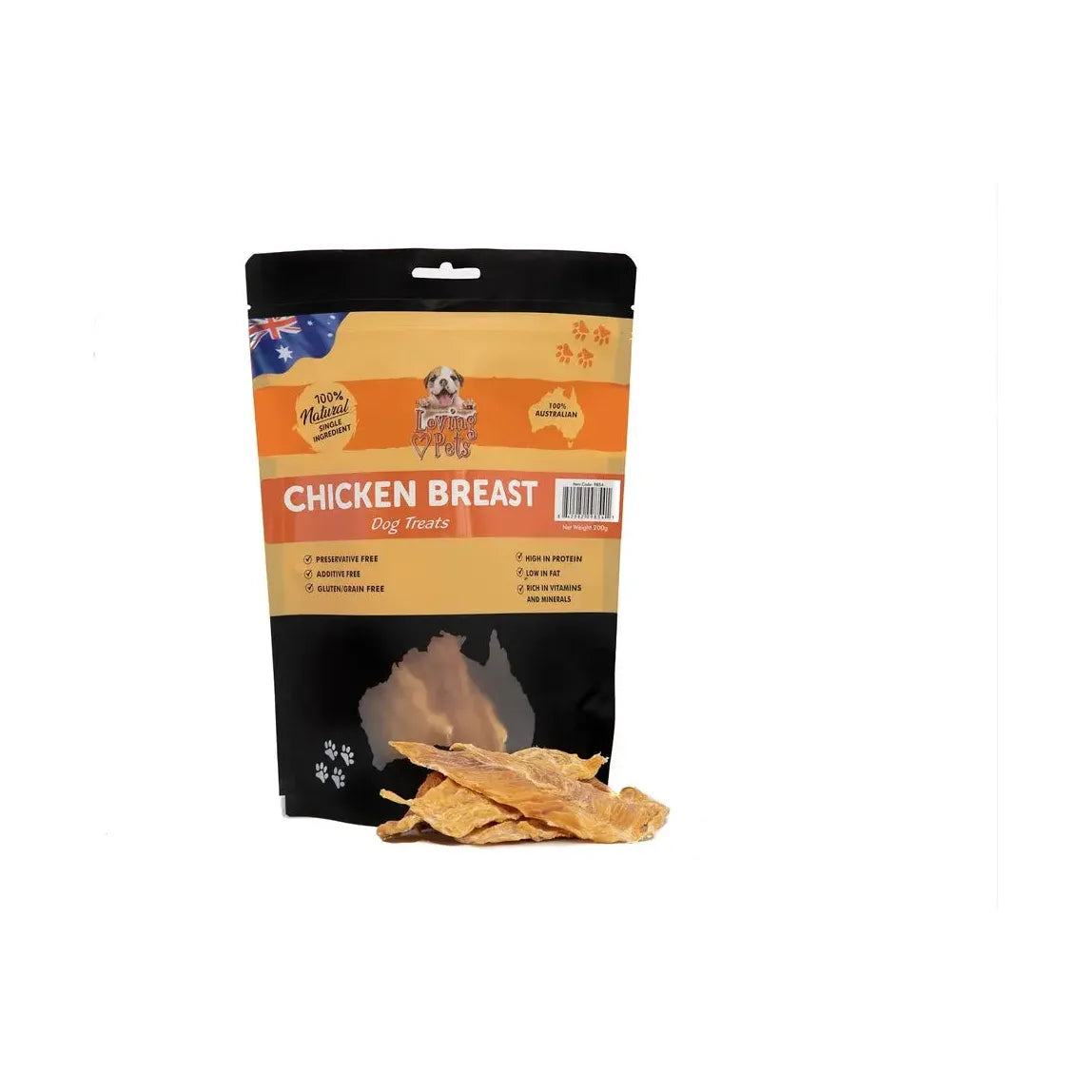 Loving Pets Australia Chicken Breast Dog Treats 7.05 oz Loving Pets Australia