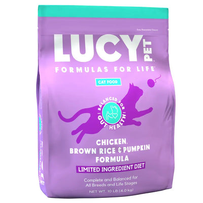 Lucy Pet Products Chicken, Brown Rice & Pumpkin Limited Ingredient Diet Cat Food Lucy Pet Products