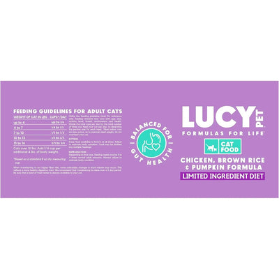 Lucy Pet Products Chicken, Brown Rice & Pumpkin Limited Ingredient Diet Cat Food Lucy Pet Products