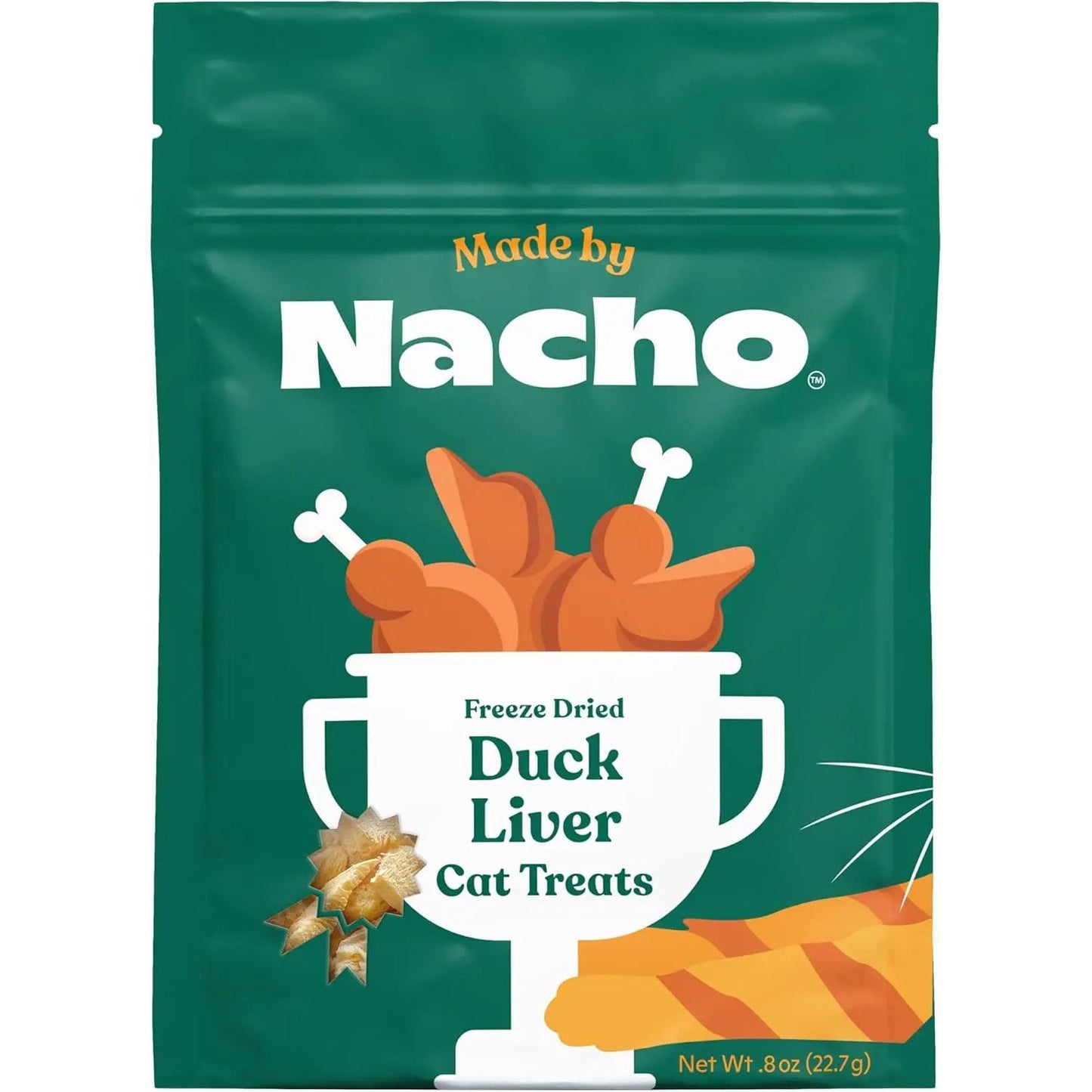 Made By Nacho Freeze Dried Duck Liver Cat Treats 1 oz Made By Nacho