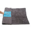 Messy Mutts Microfiber Door Mat & Towel with Hand Pockets, Medium, 36" x 24", Cool Grey Messy Mutts