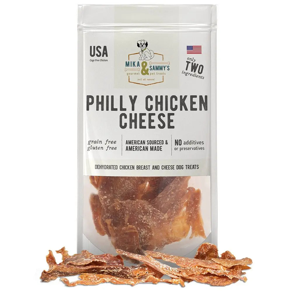 Mika & Sammys Philly Chicken Cheese Dehydrated Dog Treats Mika & Sammys