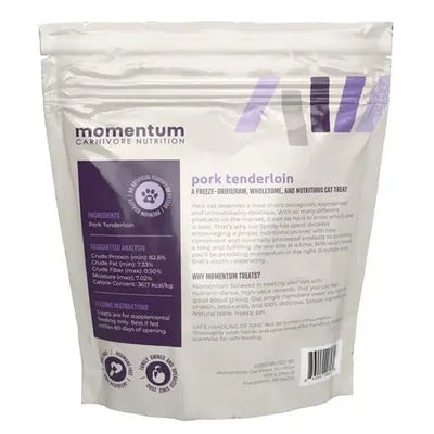 Momentum Pork Tenderloin Freeze Dried Cat Treats 2.5oz Momentum