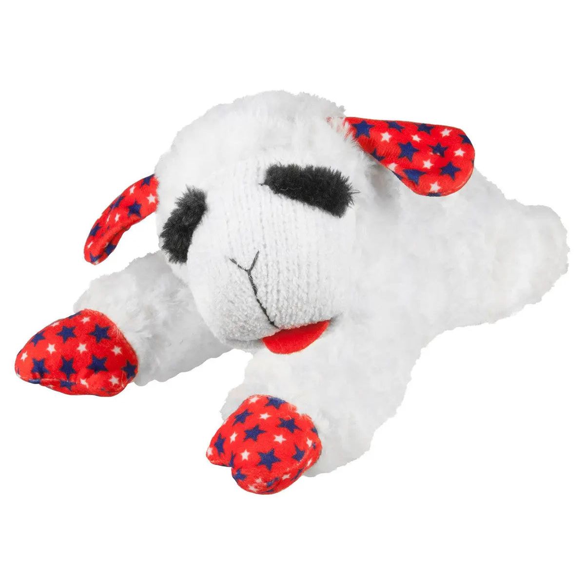 Multipet Patriotic Lamb Chop Dog Toys 10.5 Multipet