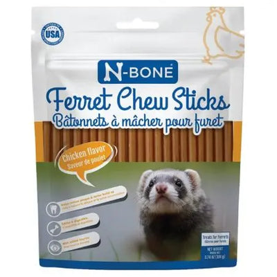 N-Bone Ferret Chew Sticks Ferret Treats 3.74 oz N-Bone