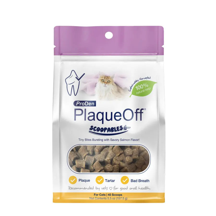 NaturVet ProDen PlaqueOff Scoopables Cat Dental Treat 5.5 oz NaturVet