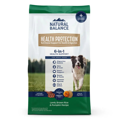 Natural Balance Health Protection Adult Lamb, Rice & Pumpkin Dry Dog Food Natural Balance