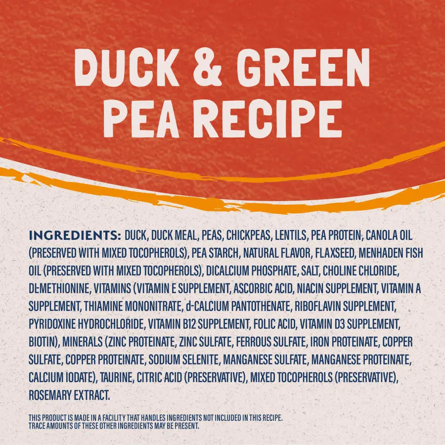 Natural Balance Pet Foods L.I.D Reserve Grain Free Green Pea & Duck Formula Dry Cat Food Natural Balance CPD