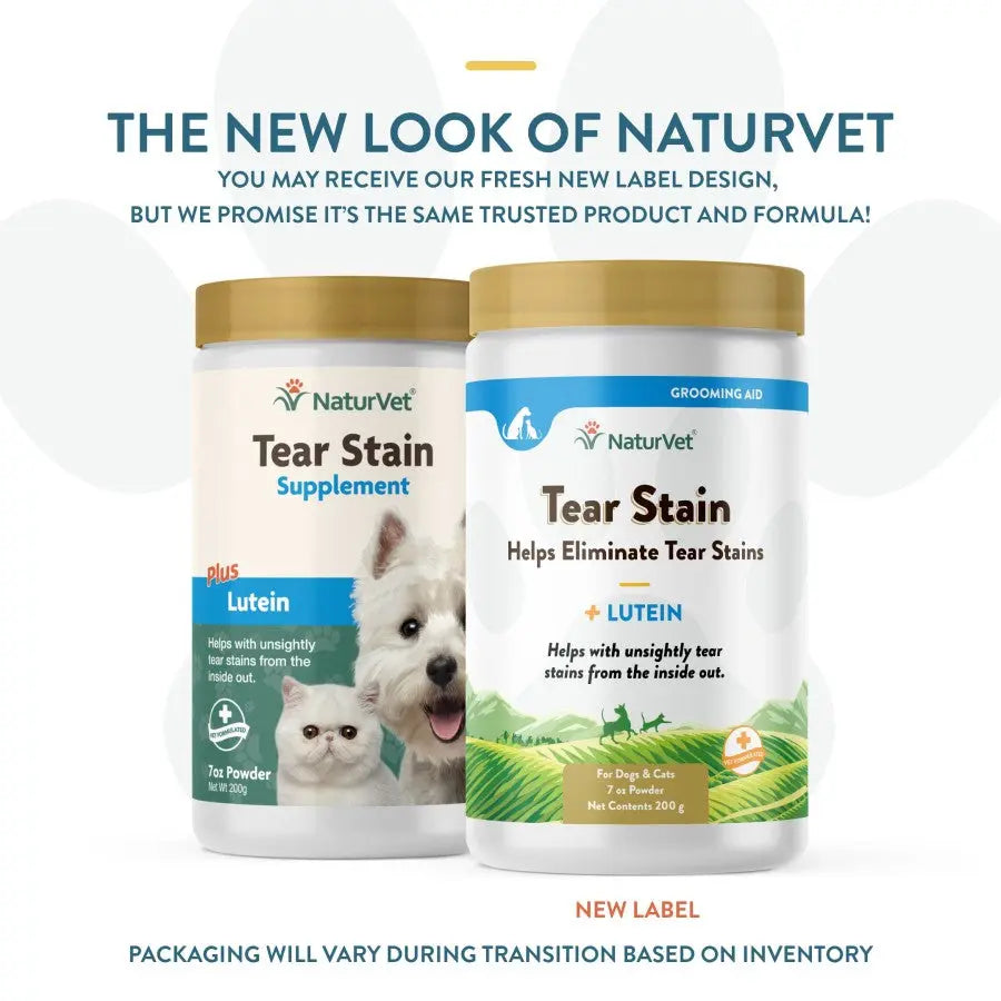 Naturvet® Tear Stain Plus Lutein Supplement Powder for Dogs & Cats 200 Gm Naturvet®