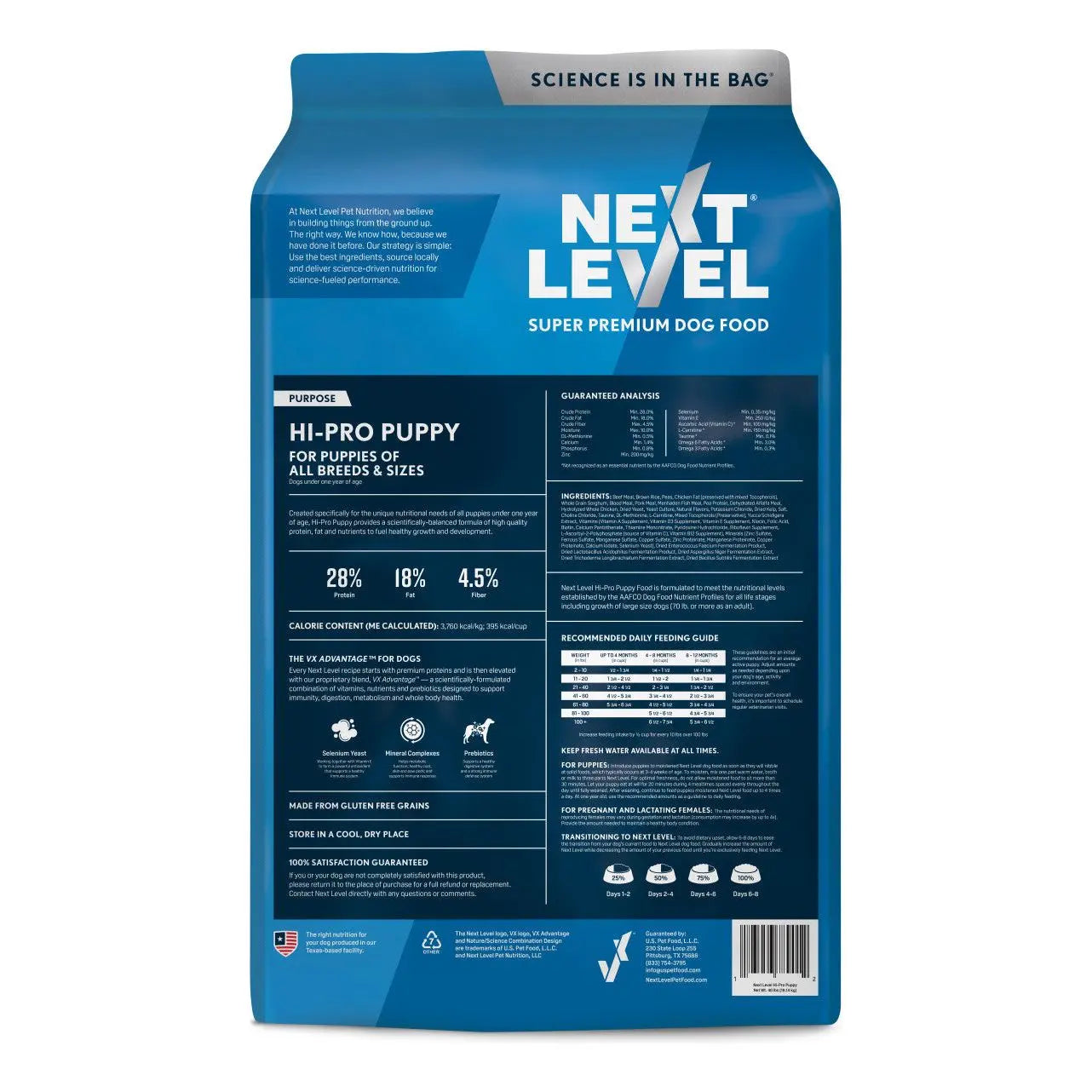 Next Level Hi-Pro Puppy Dry Dog Food next