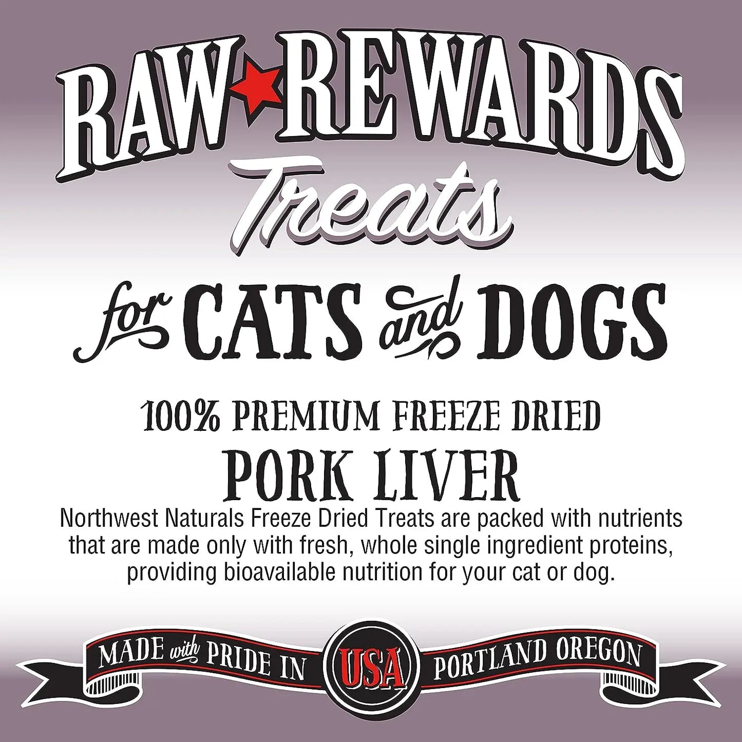 Northwest Naturals Pork Liver Freeze-Dried Treats for Dogs and Cats Northwest Naturals